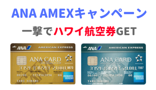 【激得】ANAアメックス(ANA AMEX)大量マイル獲得キャンペーン2022